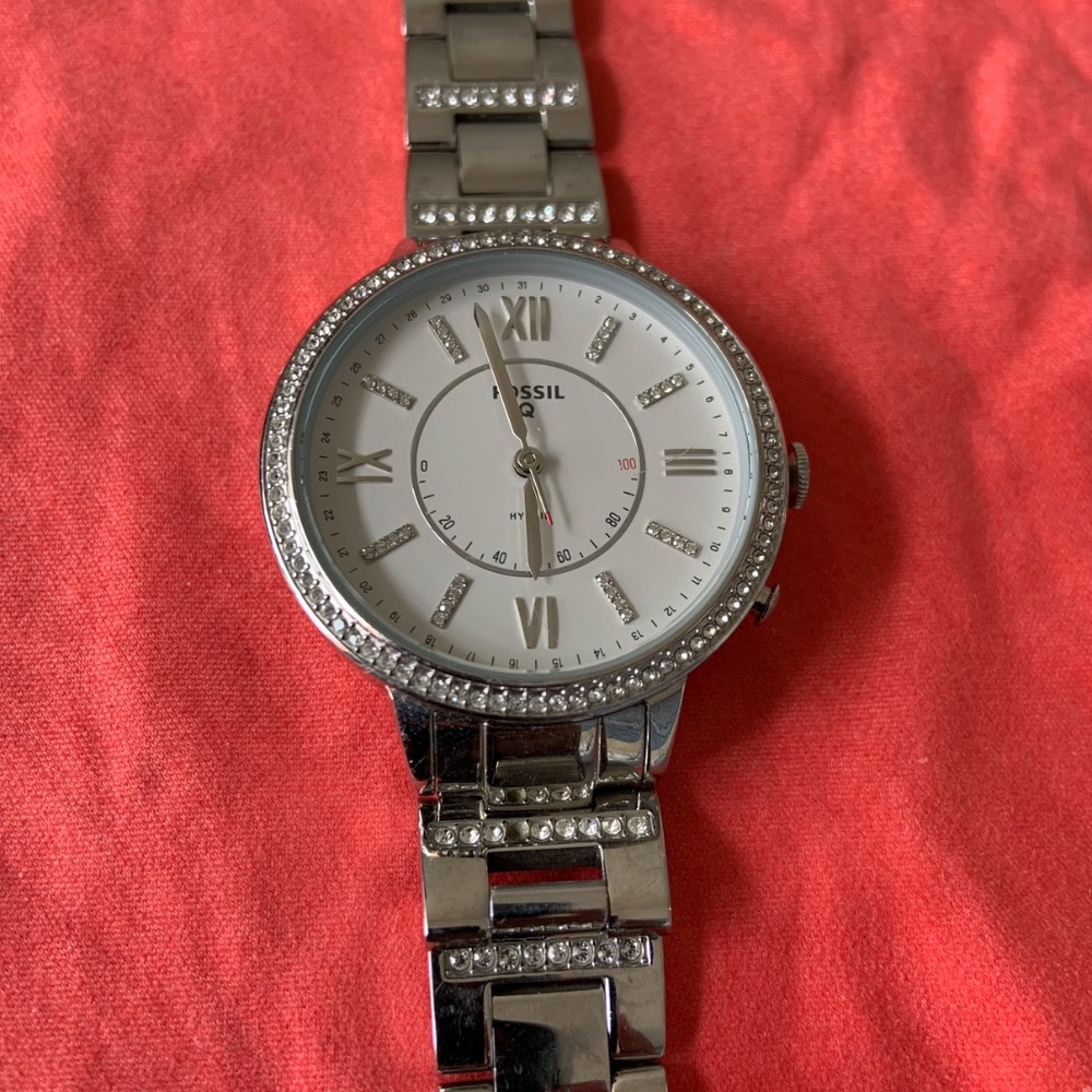 FOSSIL Hybrid Smartwatch Virginia Stainless Steel